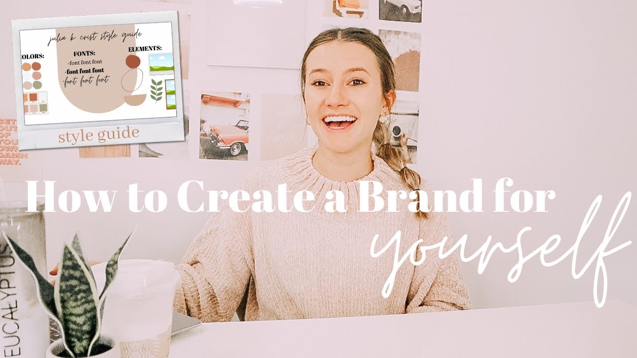 How to Create a Brand for Yourself | rebranding, style guide, websites, etc.