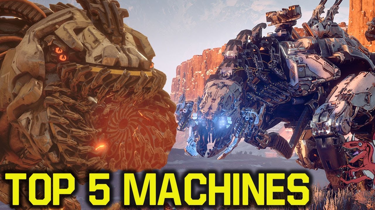 Horizon Zero Dawn machines - TOP 5 MACHINES (Horizon Zero Dawn tips and tricks)