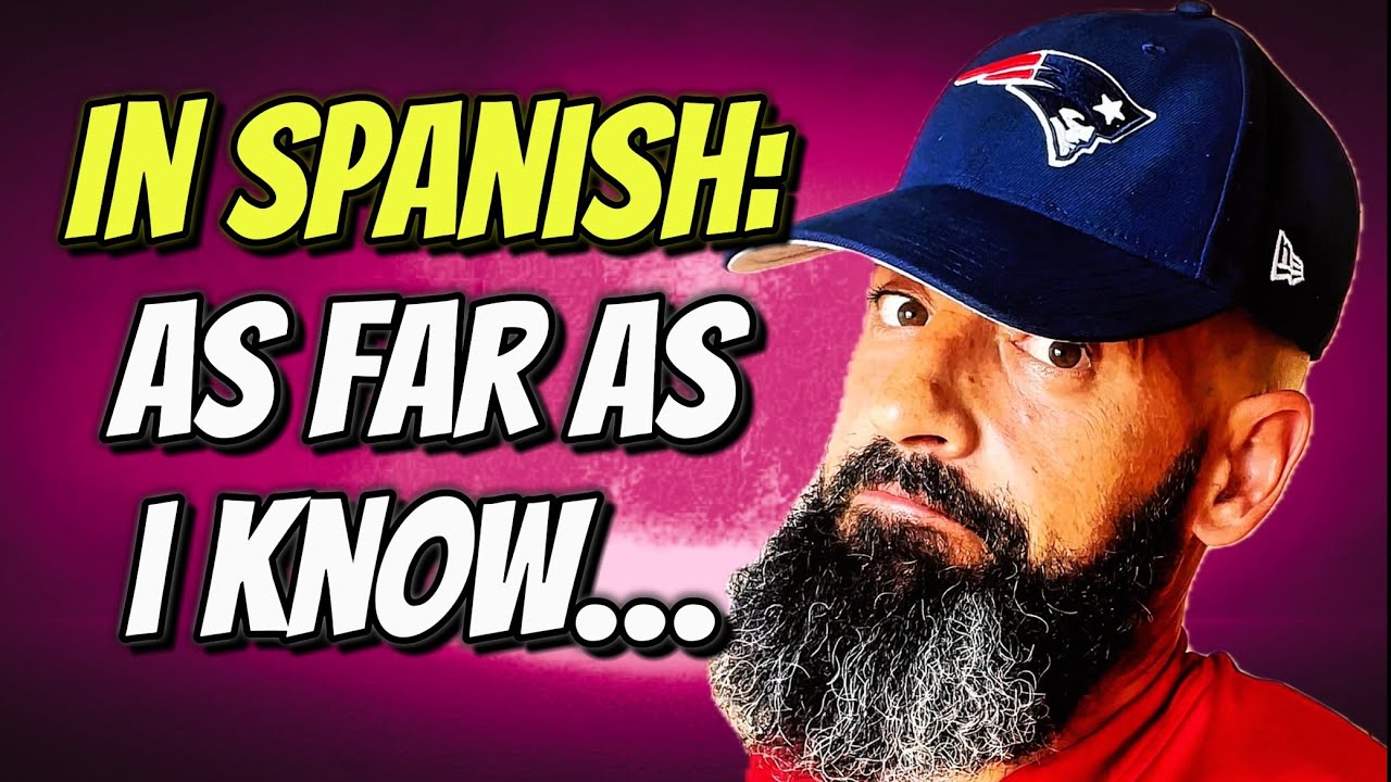 Spanish GRAMMAR points you MUST learn