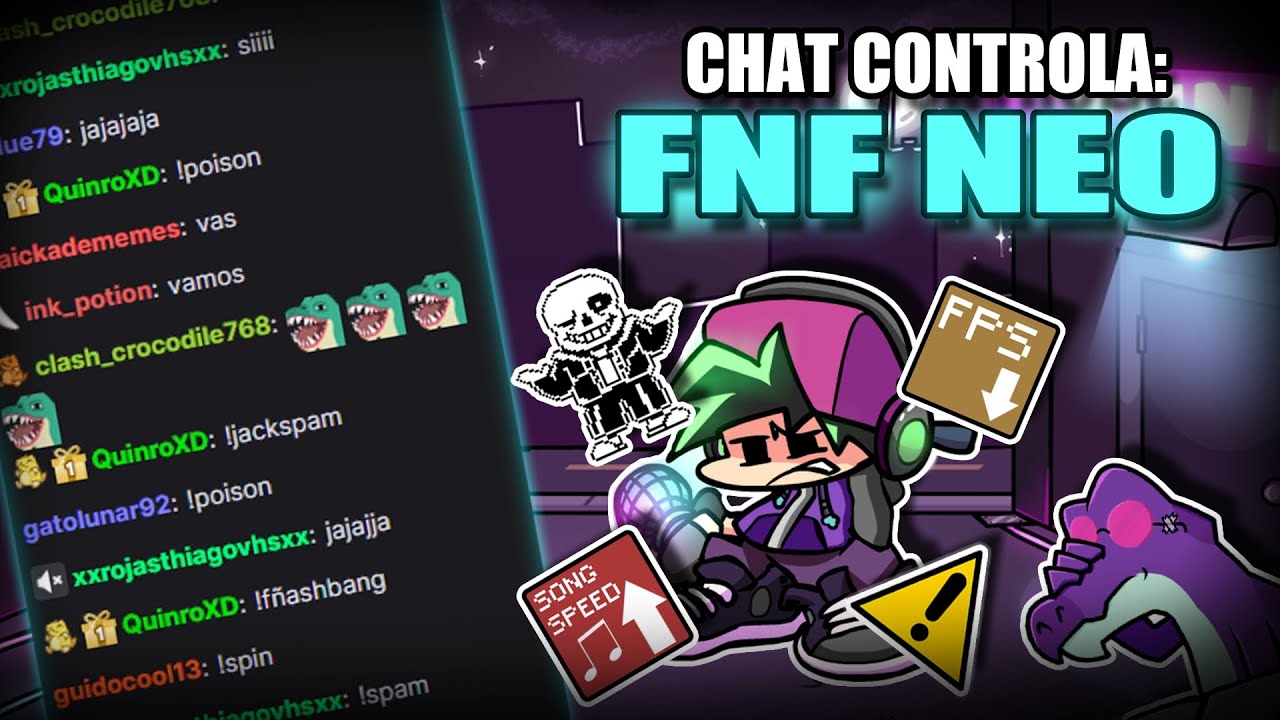 CHAT TROLL CONTROLA MI FNF NEO SIN PIEDAD 😱 | Friday Night Funkin' | STREAMER vs CHAT