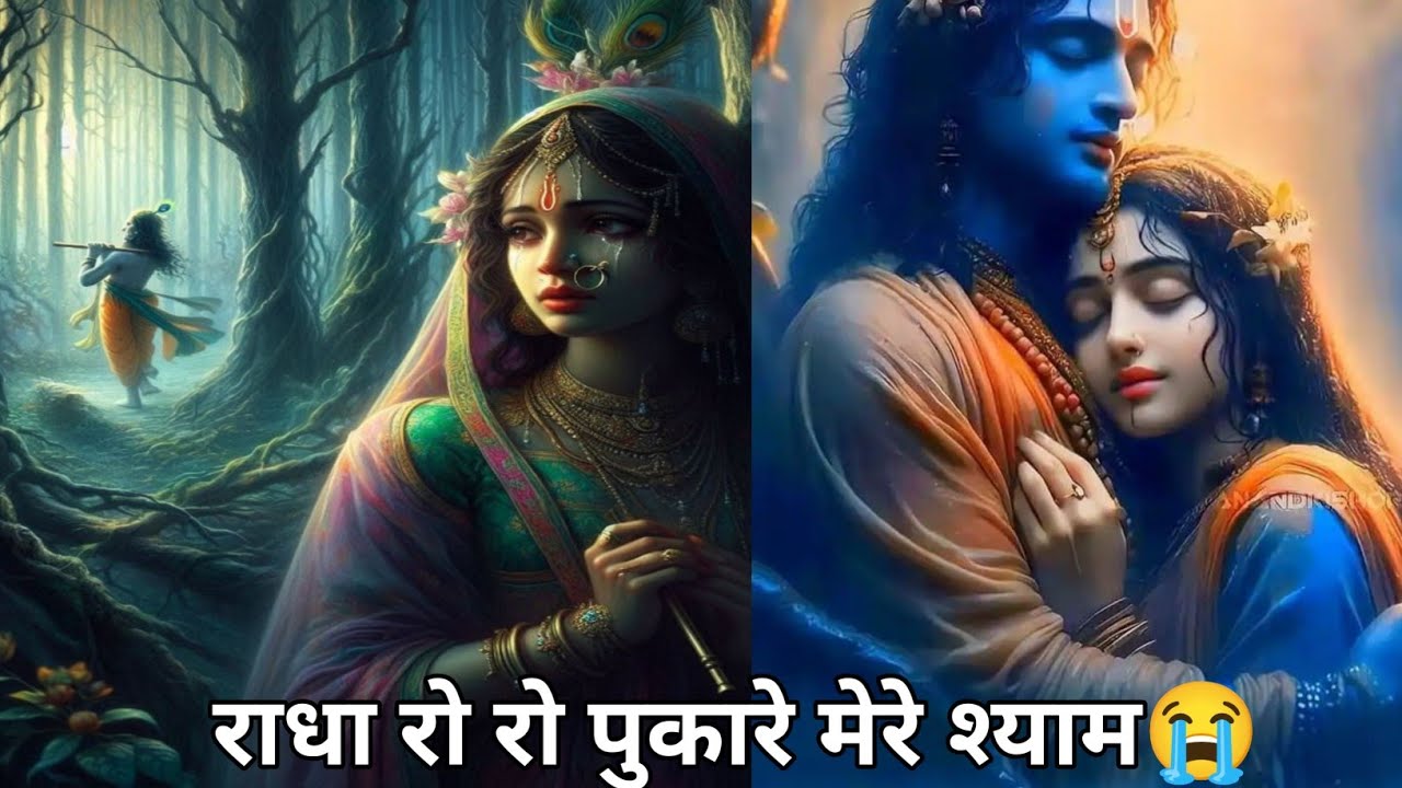 राधा रो रो पुकारे श्याम गए क्यों मथुरा धाम 😭
