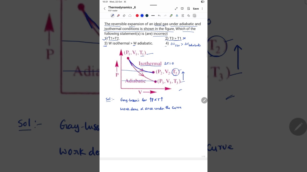 Thermodynamics questions class xi chemistry by Nagendra Kumar sir 