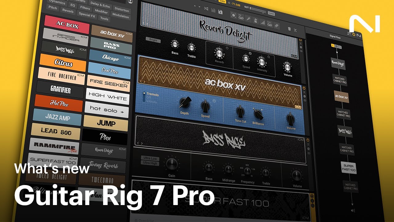 Что нового в Guitar Rig 7 Pro | Native Instruments