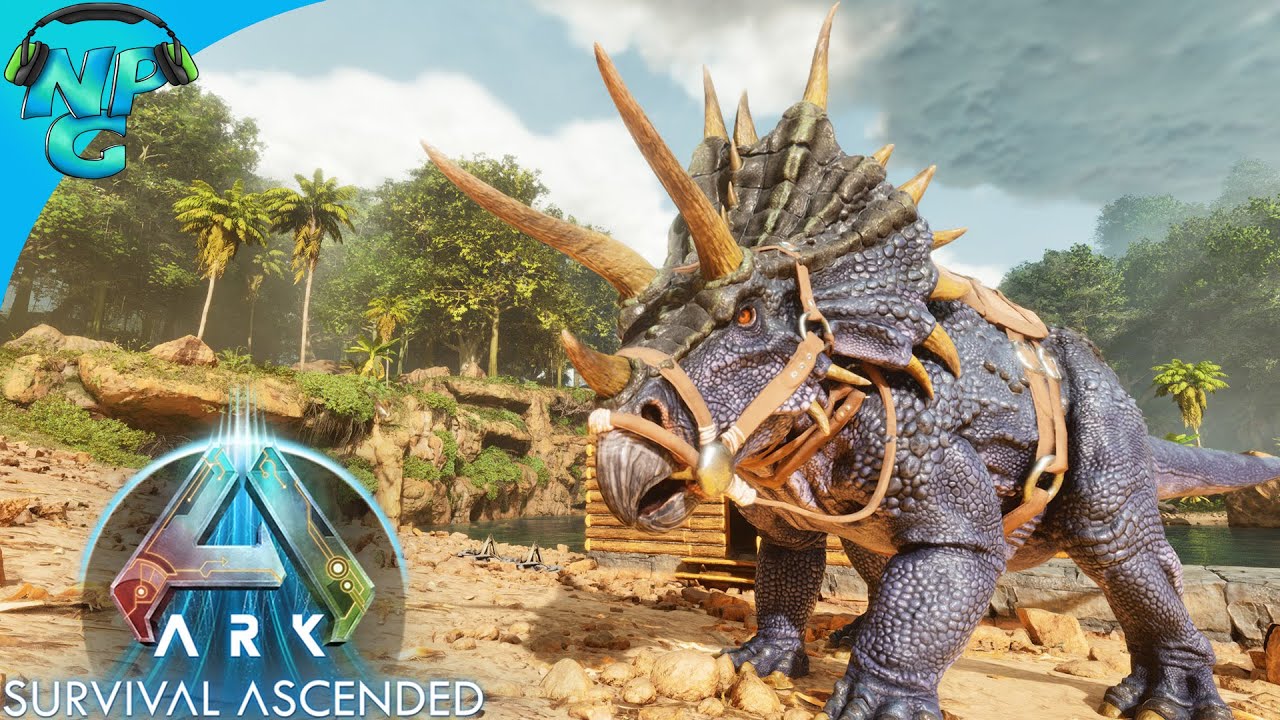 ARK Survival Ascended - Pickles are BACK on the Menu - Trike Taming for our First Dino! E4