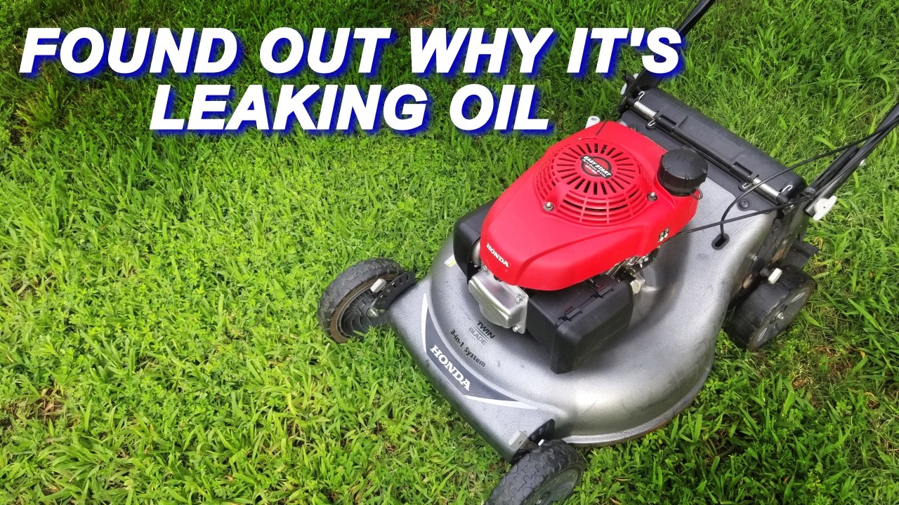Fixing Two Nasty Oil Leaks On A Honda Mower.