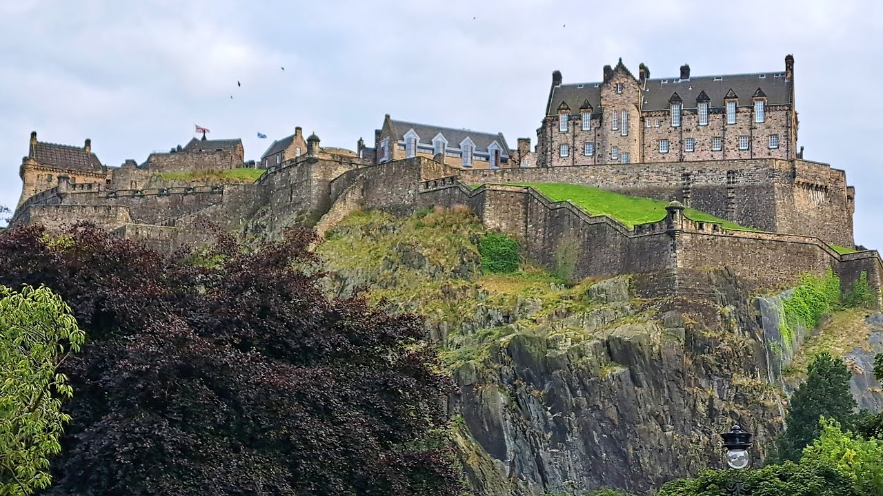 Il castello di Edimburgo in Scozia 4K