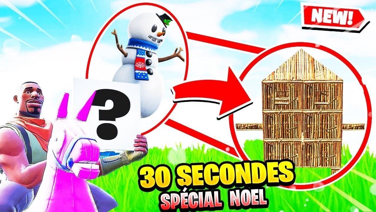 Fortnite - *NEW MODE* CONSTRUIRE CET OBJET EN 30 SECONDES !! (spécial noël)