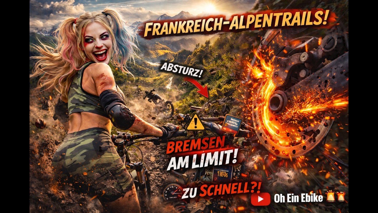 BREMSEN AM LIMIT?! 🔥 Frankreich-Alpentrails eskalieren in 4K POV (zu schnell…?) / Ohne Windschutz 💥💥