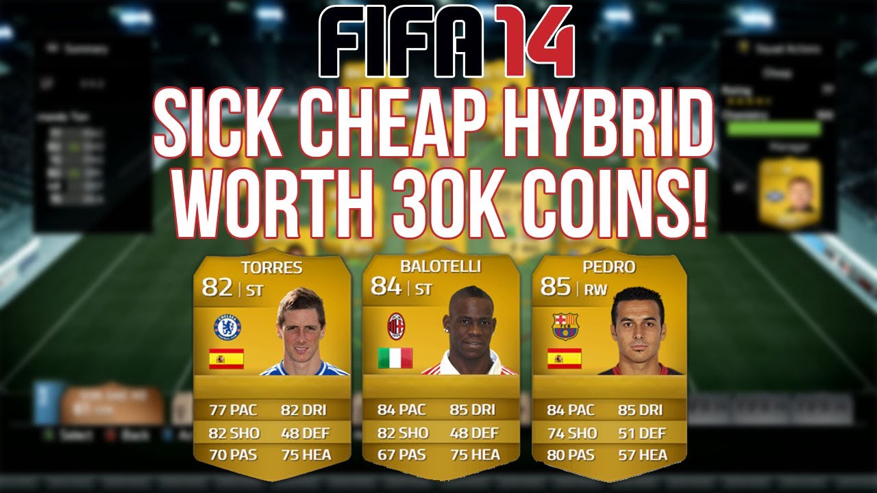 Fifa 14 Ultimate Team Next Gen - Sick Cheap 30k Hybrid Squad Builder FT Balotelli, Torres & Pedro!