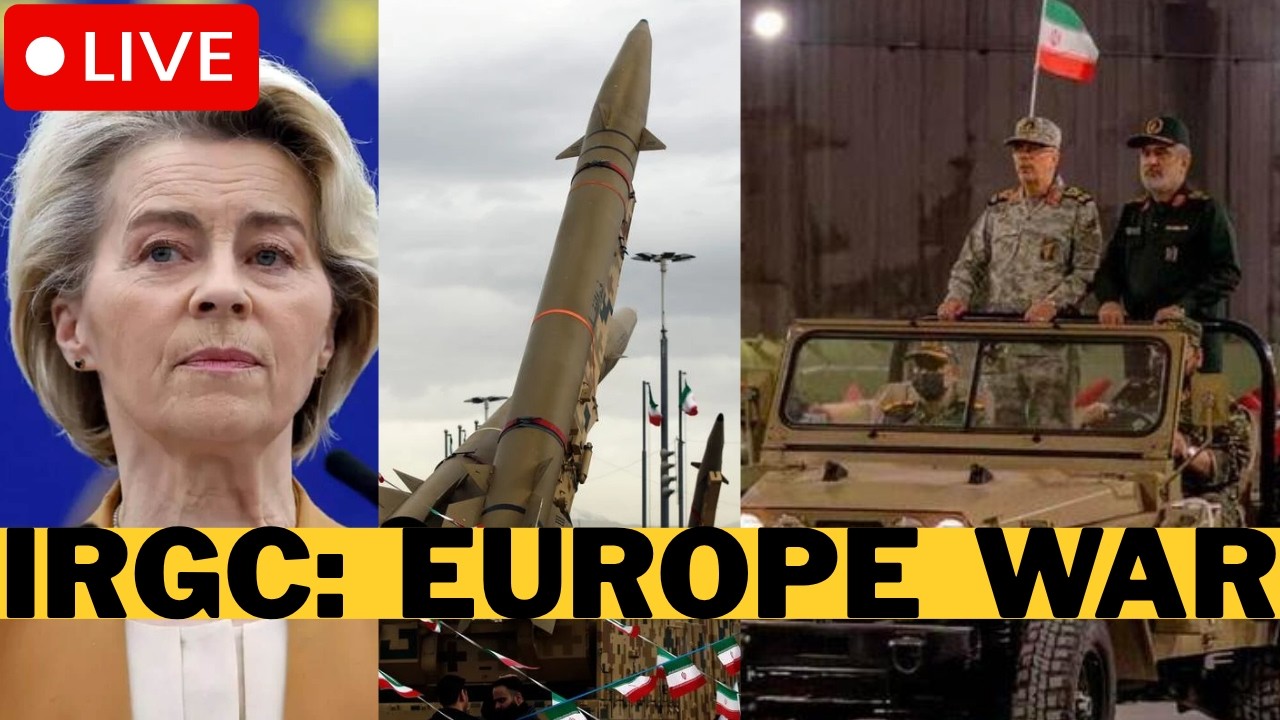 LIVE: IRGC Announce ATTACK Plan On Europe - Hormuz Strait's Iran Blockade COLLAPSES