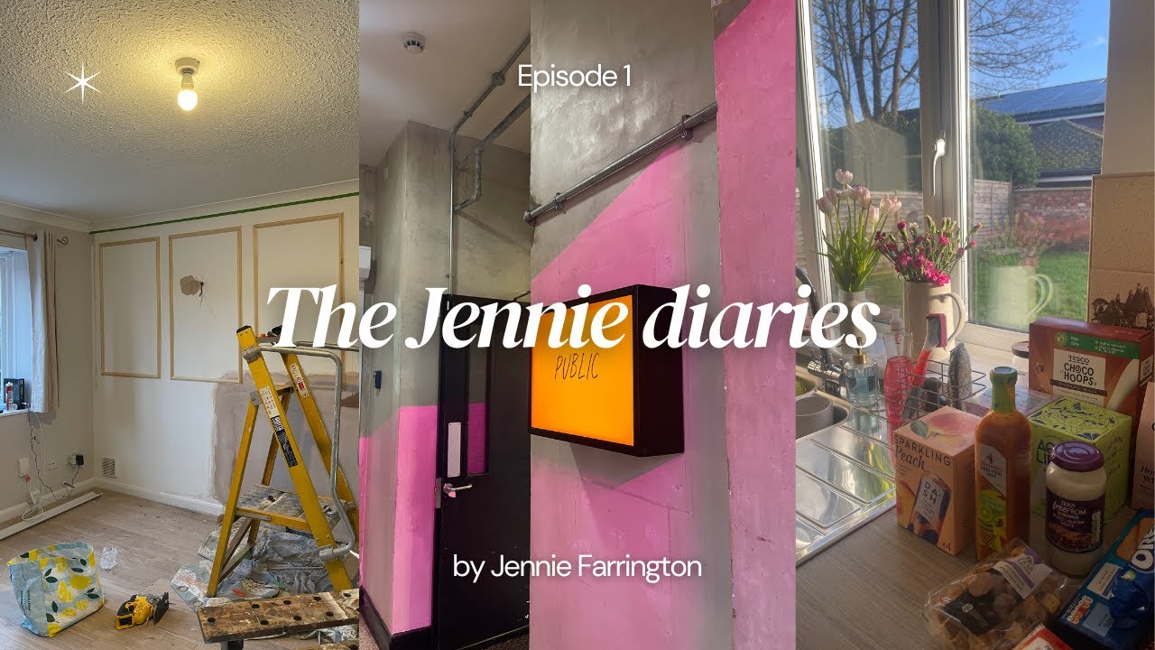 House renovations + Public coffee shop + Clean with me + Tesco food shop