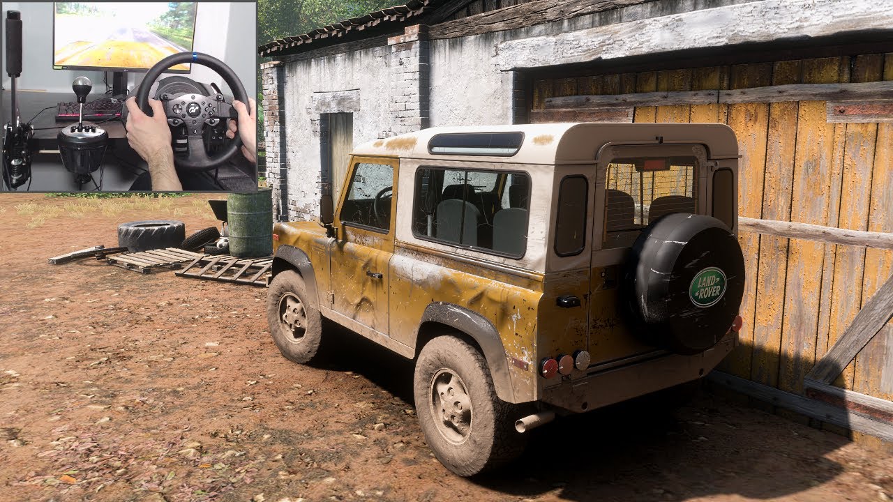 Restoring a Land Rover Defender - Forza Horizon 5 | Steering Wheel + Shifter Gameplay