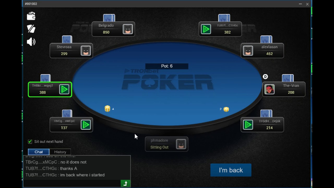 Tron (TRX) Poker!