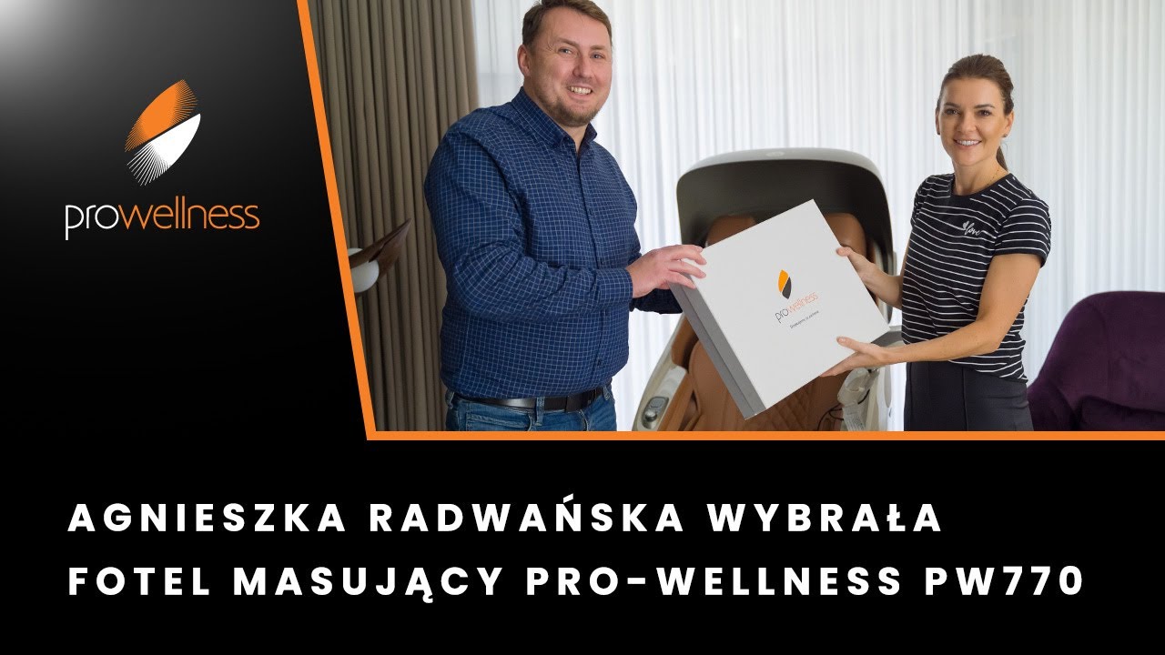 Agnieszka Radwańska wybrała fotel masujący Pro-Wellness PW770