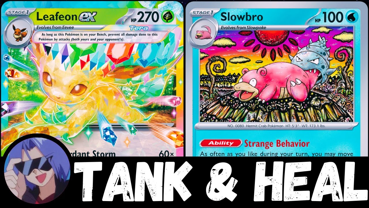 Leafeon ex + Slowbrow Deck || Pokémon TCG Live || Prismatic Evolutions