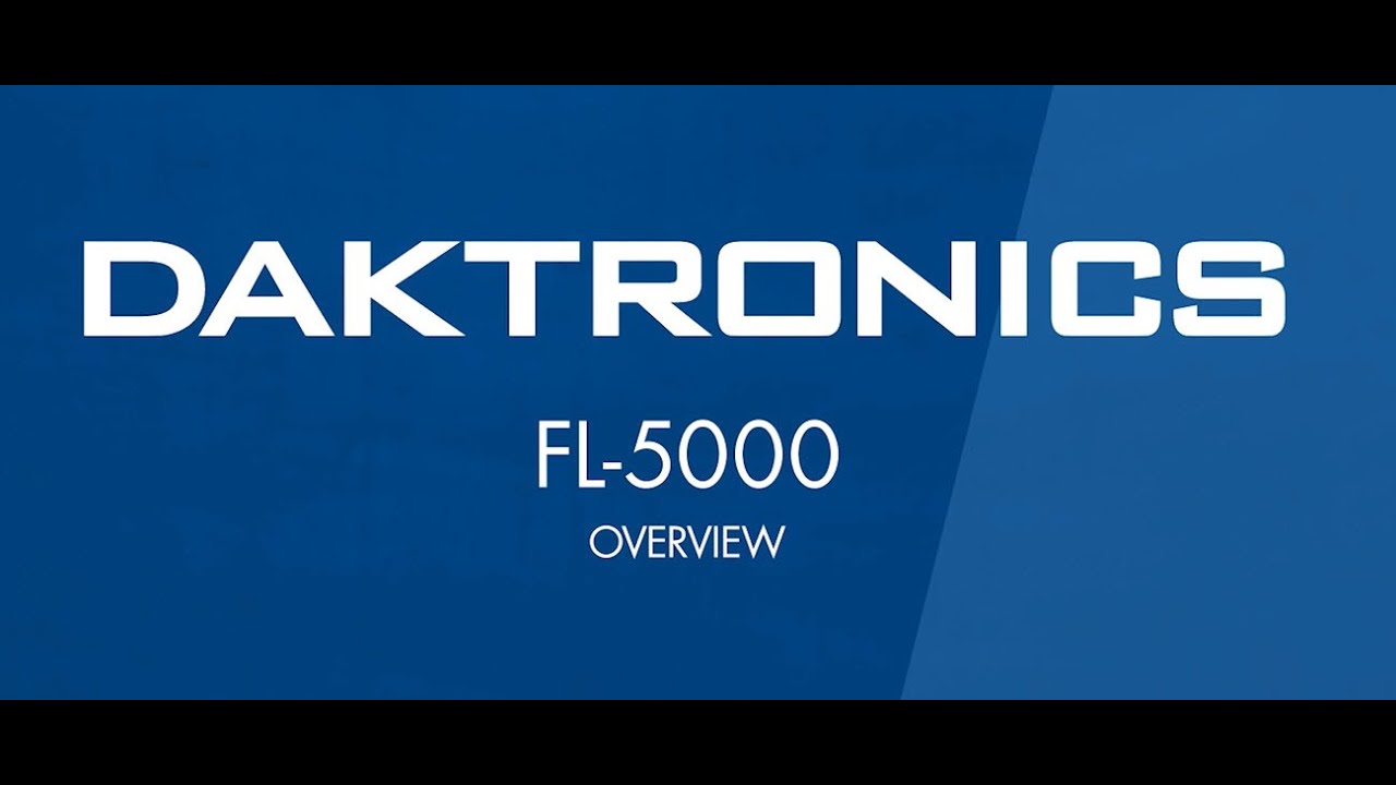 FL-5000 Series: Display Overview