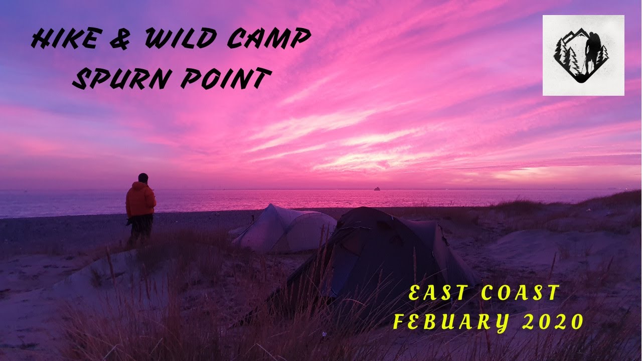 Hike & Wild Camp Spurn Point East Coast February 2020