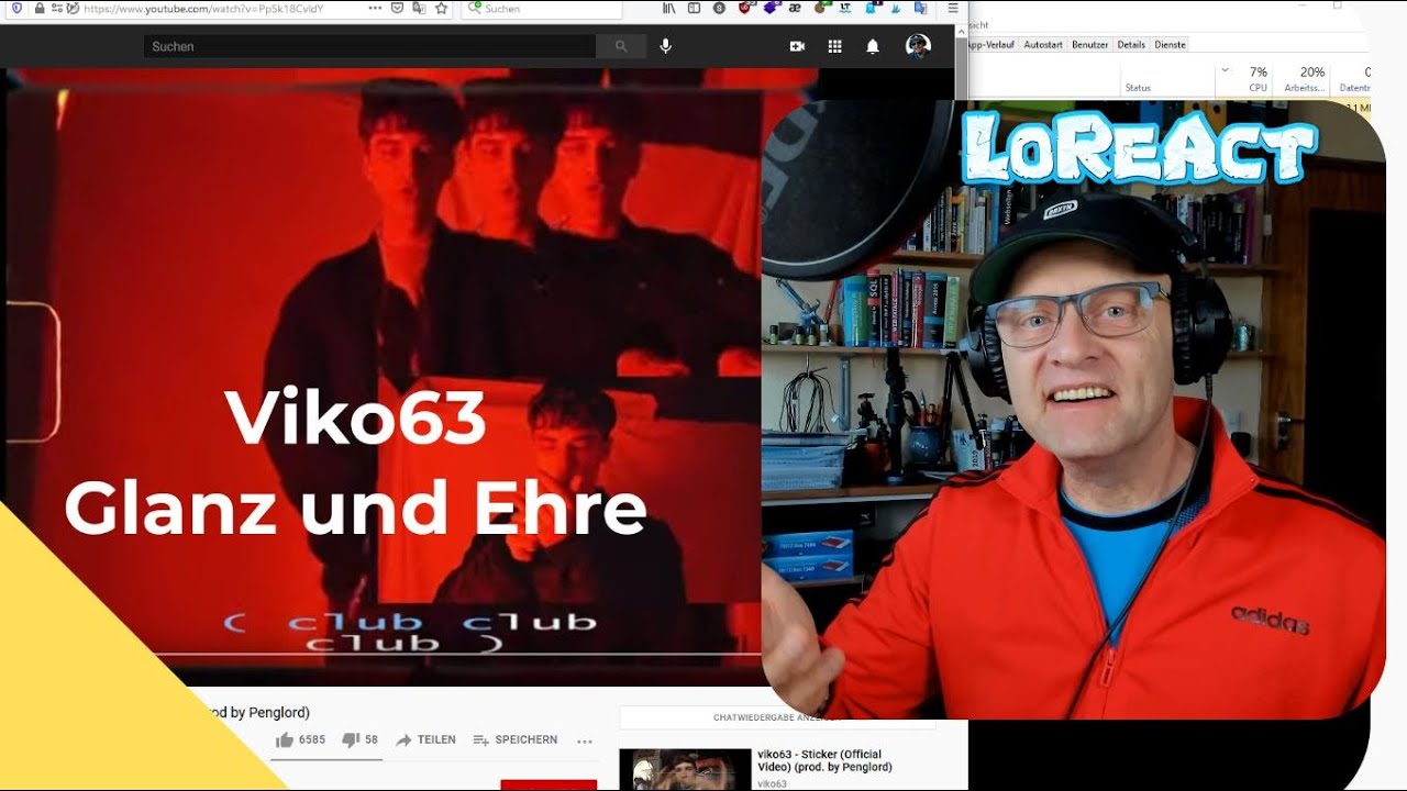 Erste Reaktion auf Viko63 Glanz und Ehre | LoReAct reagiert | First time reaction