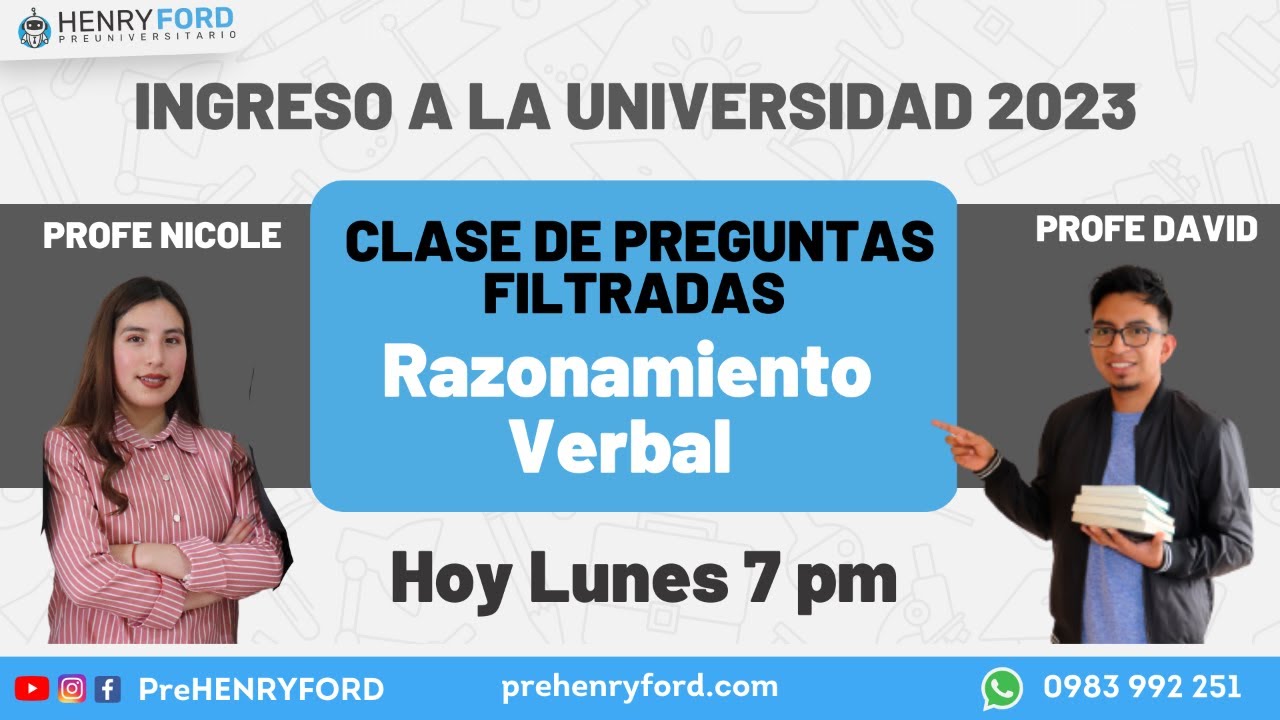 ✅Resolución Exámenes Verbal FILTRADO SENESCYT admisión Universidades 2023