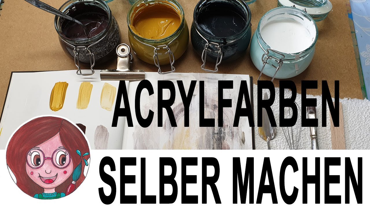 Acrylfarben selber machen | DIY (2020)