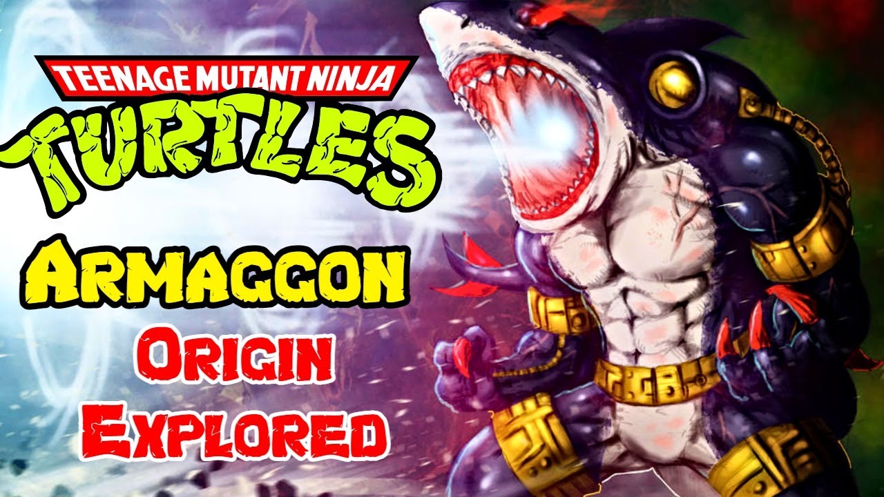Armaggon Origins - A Future Mutant Shark Who Teams Up With Shredder To Steal The Timeslip-Generator