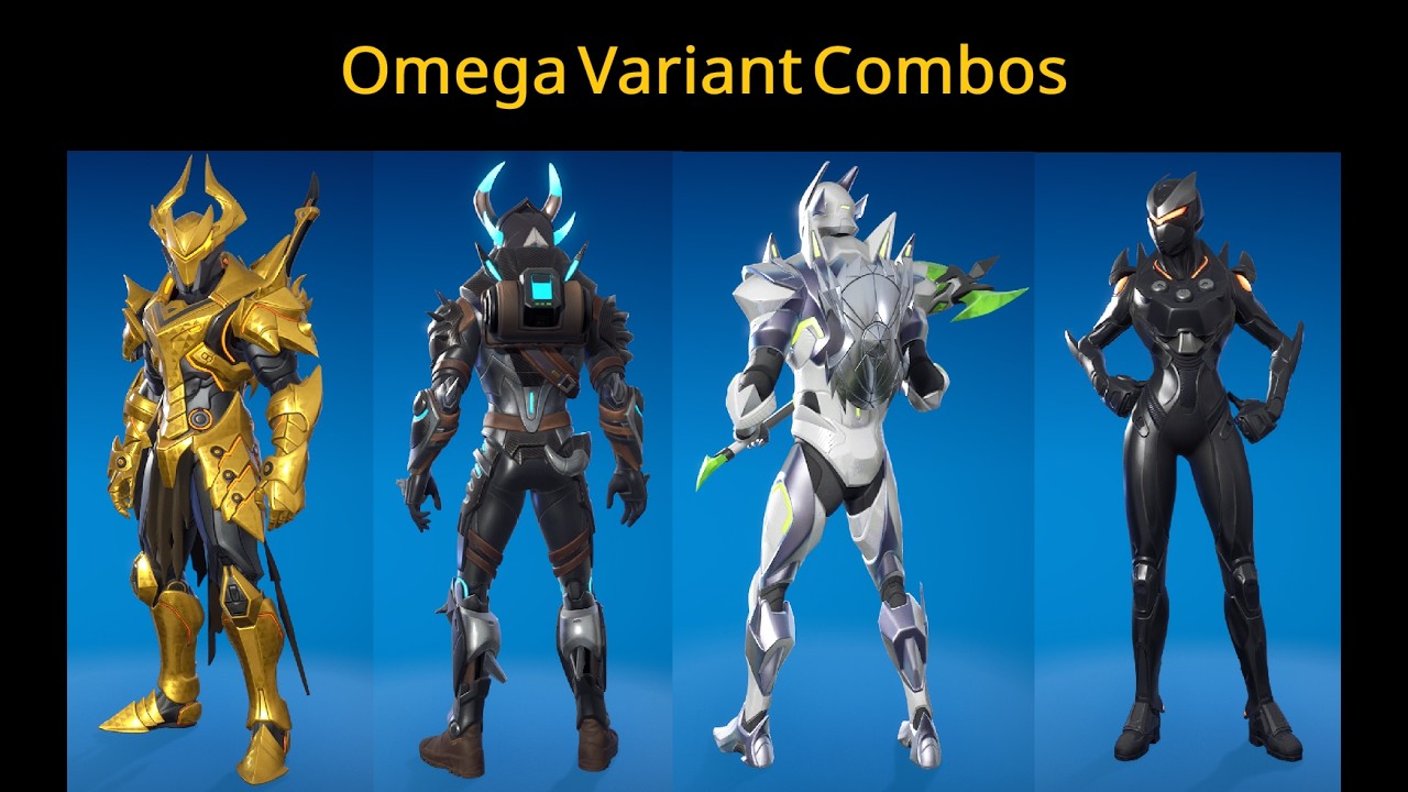 FORTNITE: Omega Variant Skin Combos