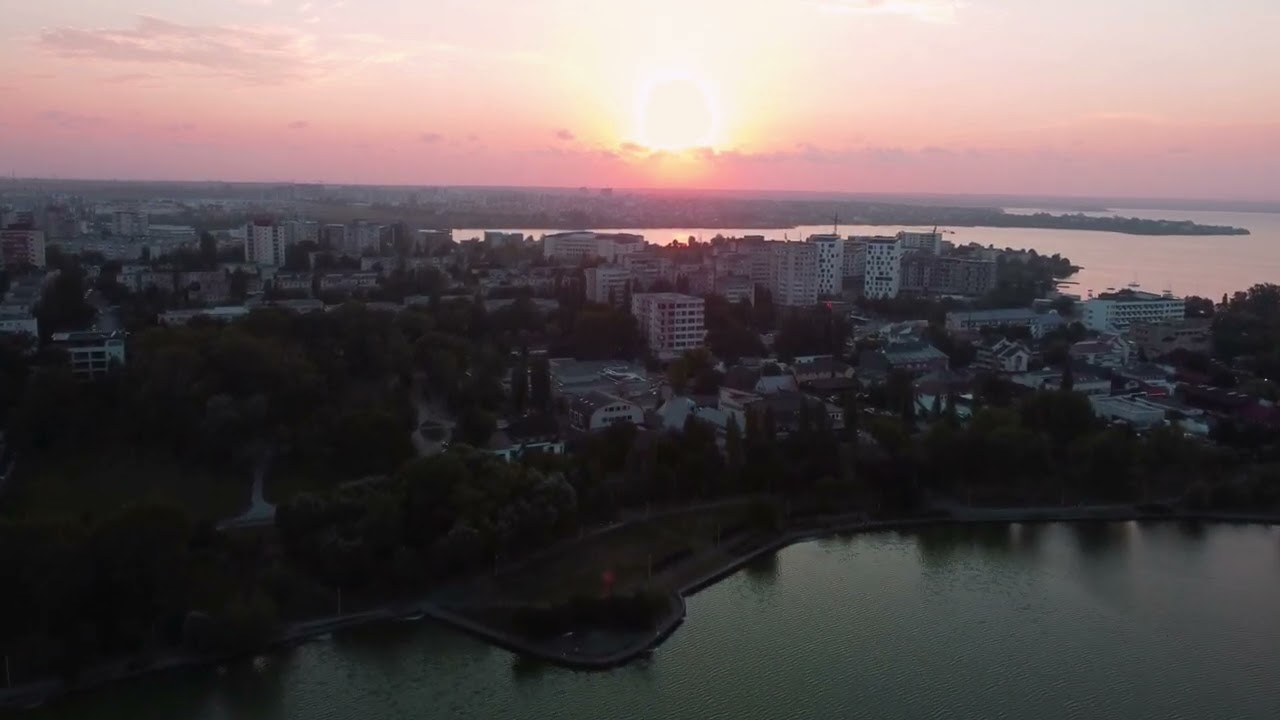 4K Romania - Constanta sunset  |  Drone video - DJI mini 2