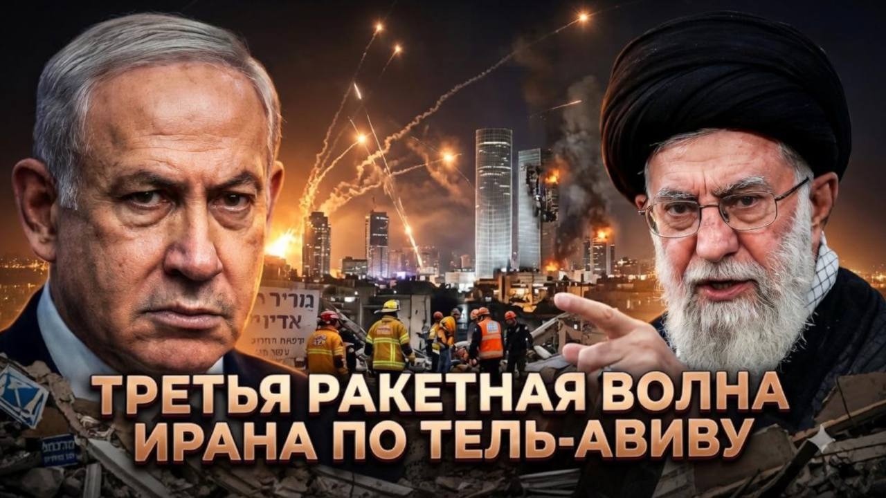 Иран наносит третий удар по Тель-Авиву — системы ПВО не справляются? Что происходит прямо сейчас