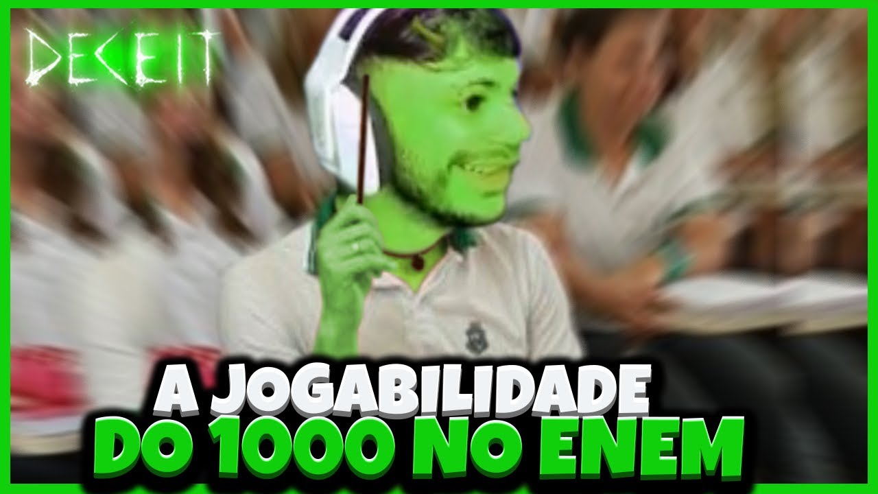DECEIT: A JOGABILIDADE DO 1000 NO ENEM 📚 | Nicky Mitrava