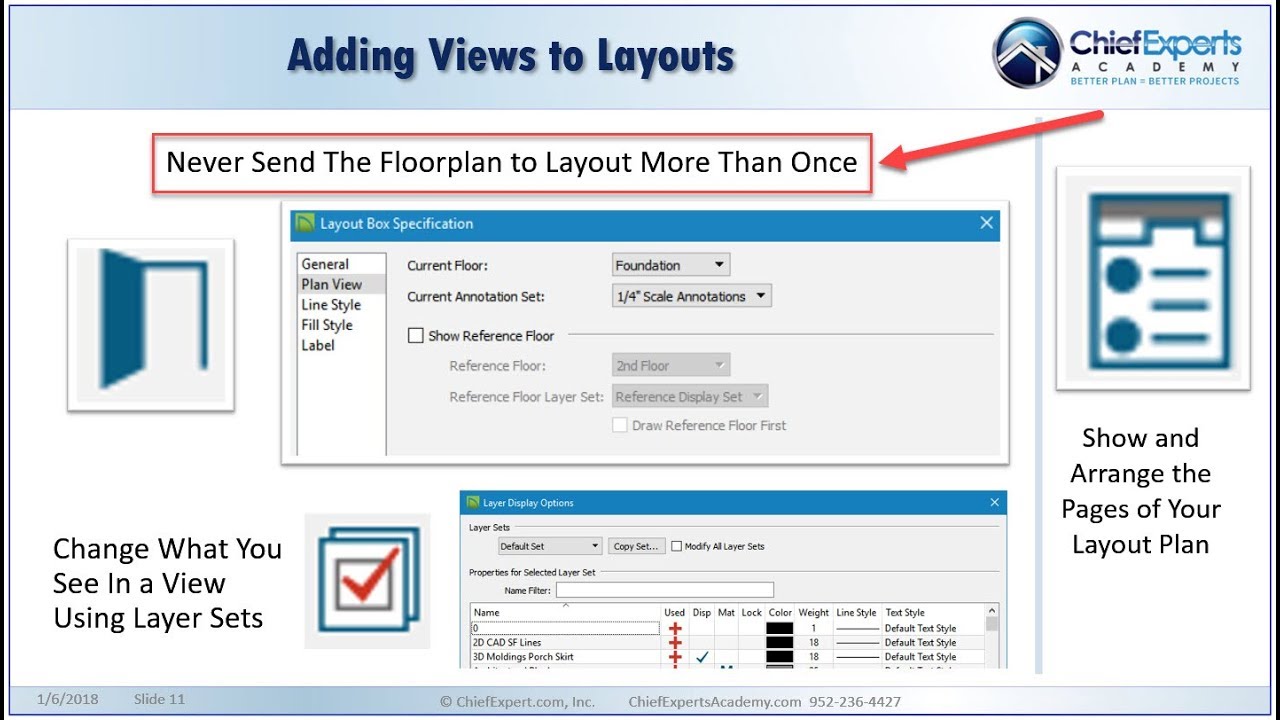 Adding Views to the Layout in Chief Architect - Huge Time Saver!