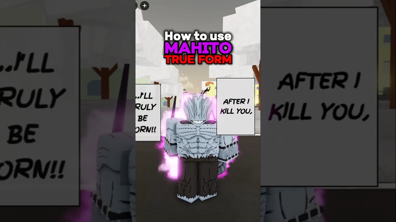 How to Use Mahito's True Form #jujutsushenanigans #roblox #foryou #shenanigans #jjk #jjs #anime