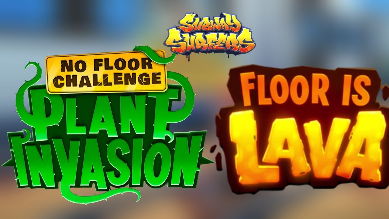 Subway Surfers Floor is lava vs Plant Invasion- 2 different versions Epic