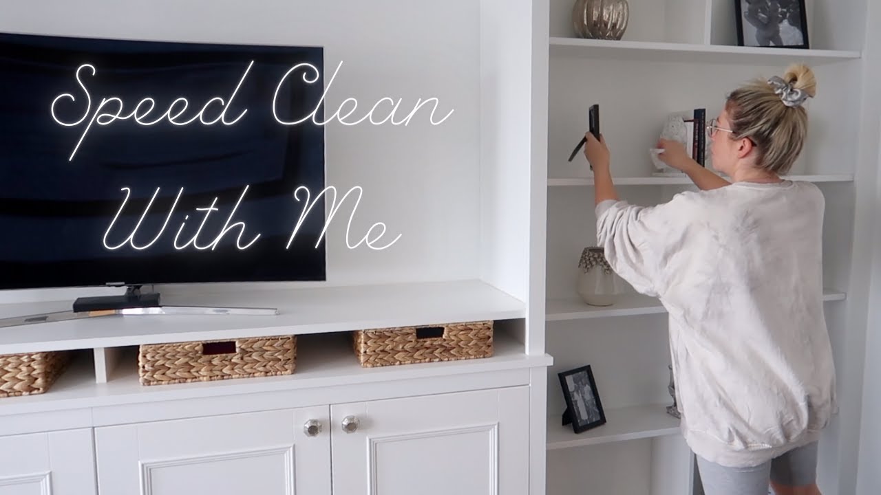 SPEED CLEAN WITH ME AND 2 KIDS | CLEANING MOTIVATION | ellie polly #speedclean #cleanwithme