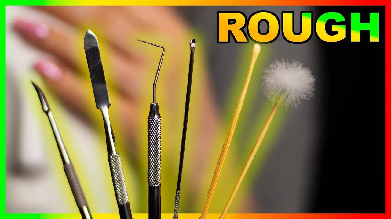 ASMR Rough Ear Cleaning ( no talking ) 1 hour Intense Ear Penetrating