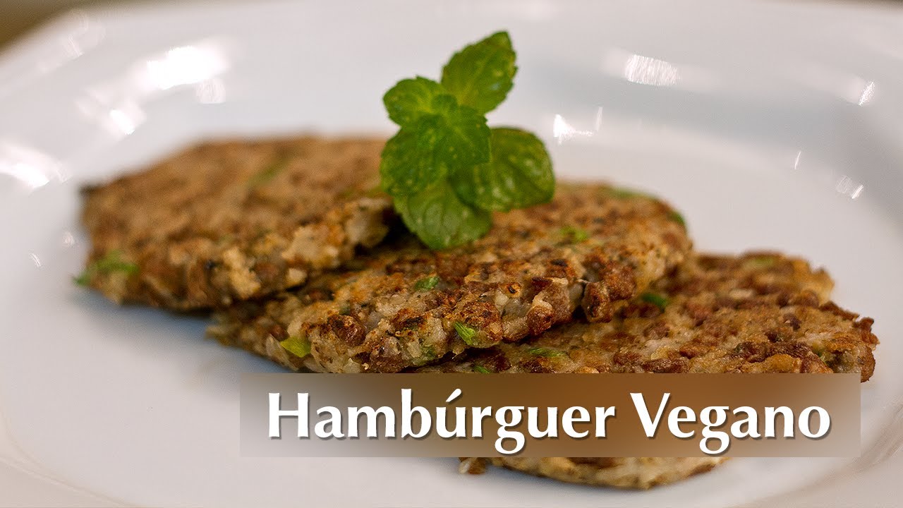 Receita de Hambúrguer Vegano