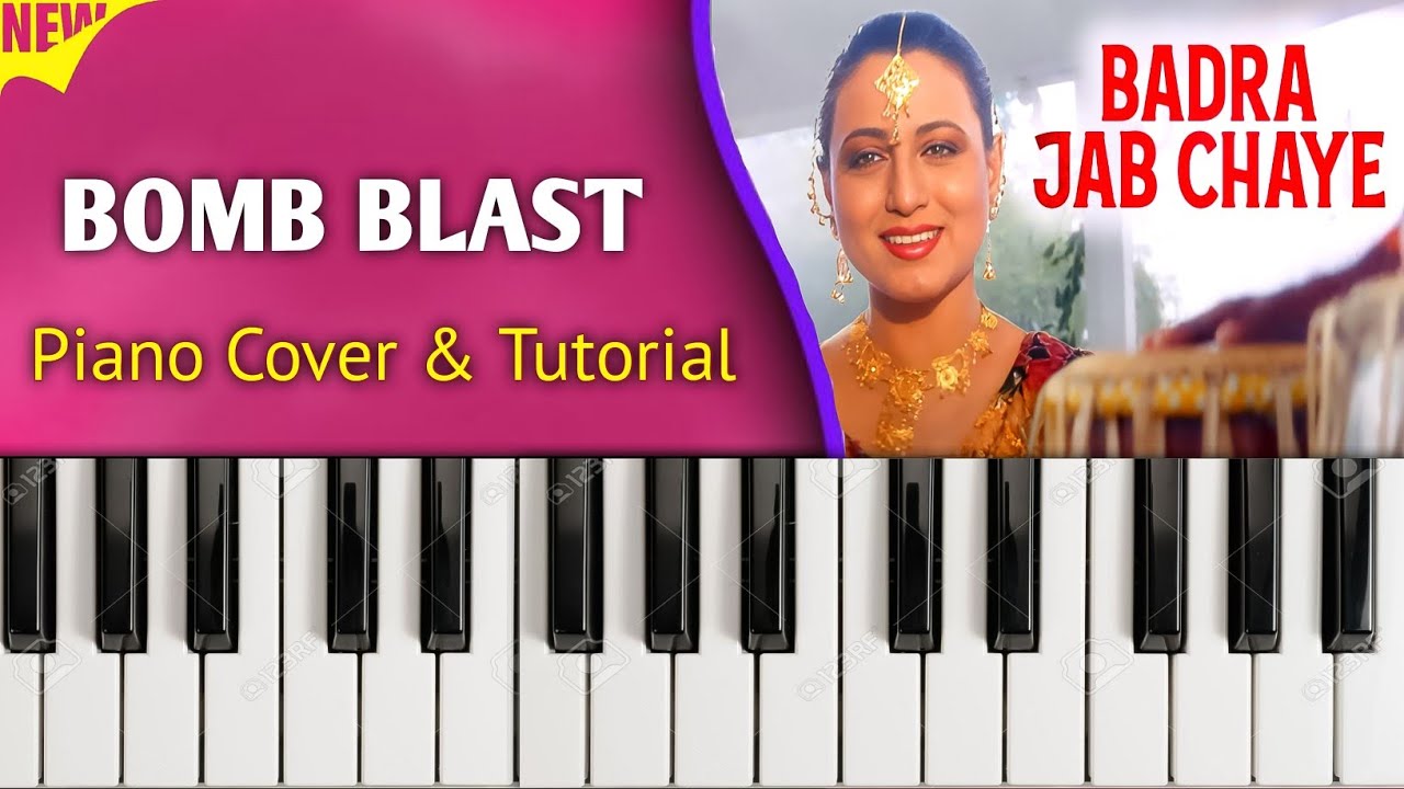 Badra Jab Chhaye Piano Cover & Tutorial| Bomb Blast (1993) @DMaurya