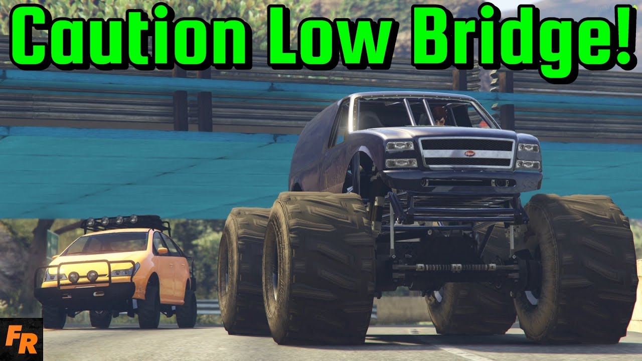 Caution Low Bridge! - Gta 5 Random Racing