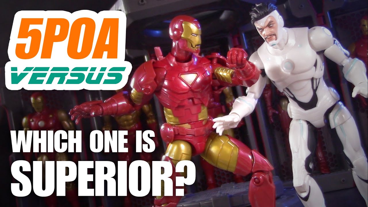 IRON MAN: MODEL 20 VS SUPERIOR! Hasbro Marvel Legends Action Figure Review