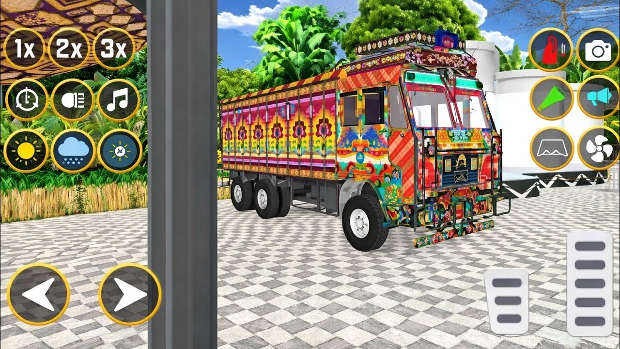 Indian Desi Cargo Truck 🚛 | Village Delivery Mission 