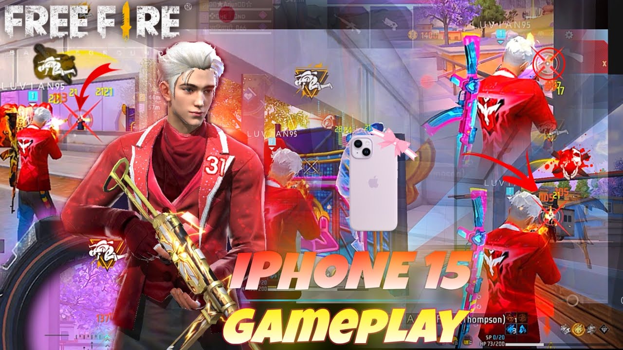 iPhone 15 Plus🫡Freefire Gameplay 🔥