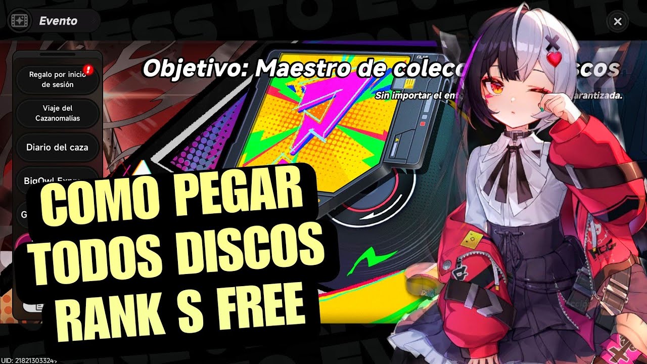Como Pegar Todos Discos Rank S Gr&aacute;tis F&aacute;cil. Evento Cole&ccedil;&atilde;o de Discos - Neverness to Everness (NTE)