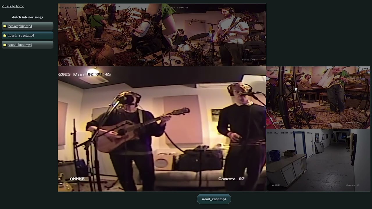 Dutch Interior - Wood Knot (Live Video)