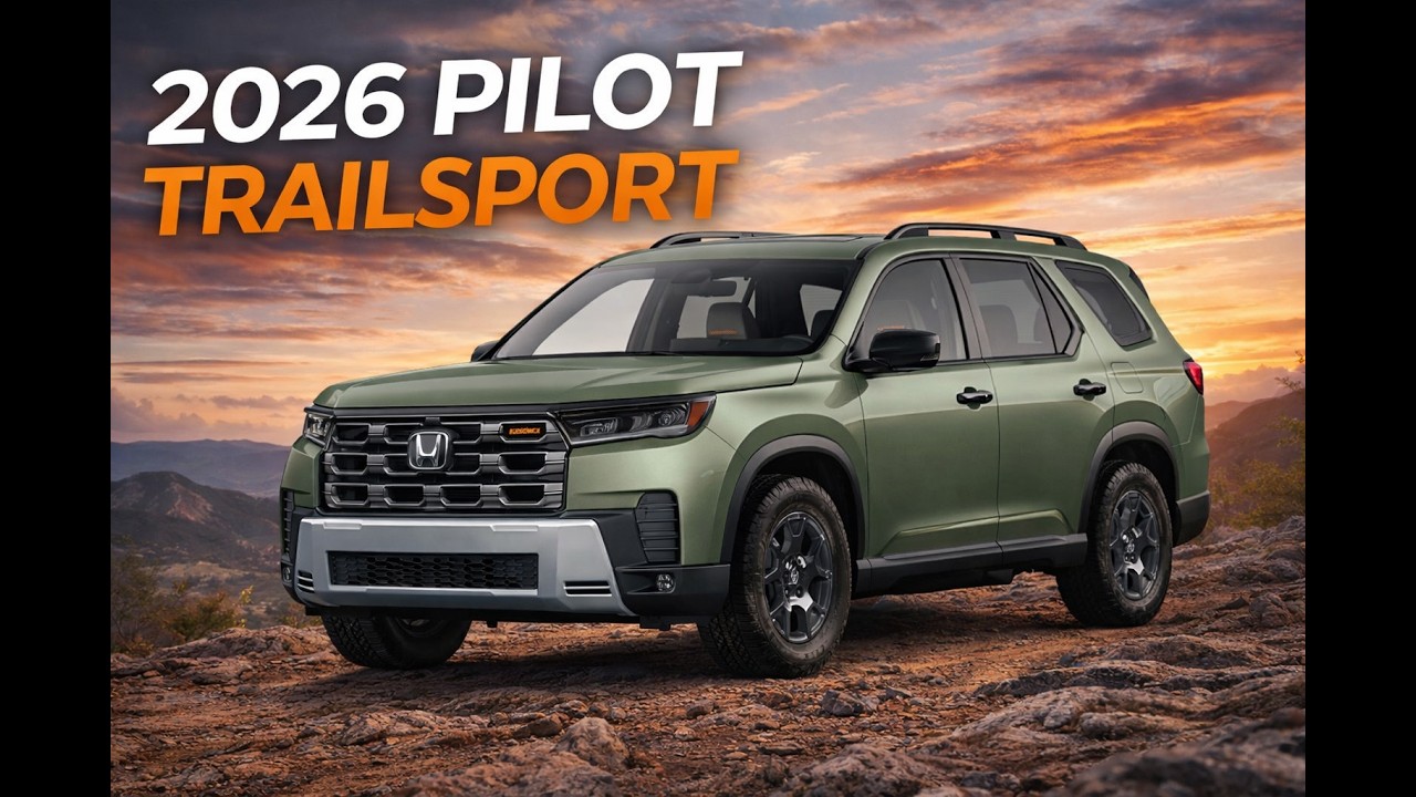 New 2026 Honda Pilot TrailSport | Adventure-Ready 3-Row SUV