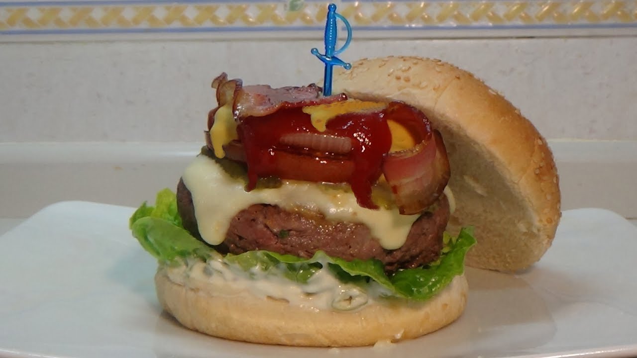 SPANISH BURGER (Hamburguesa a la española)