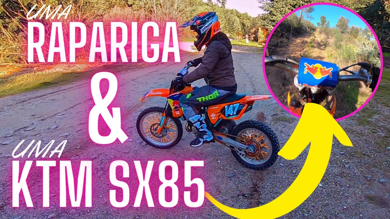 Ktm Sx85 | Uma Rapariga a Pilotar uma 85cc!?