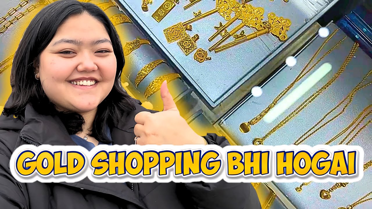 Korean Gold Jewellery Shop 😍| Mera New Bag 🫣| Desi Korean 