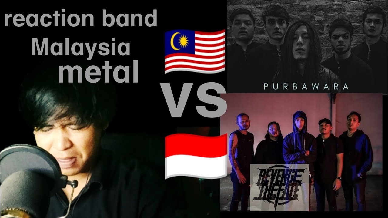 reaction||legend ra5a amatir  Malaysia burbawara vs Indonesia metal music video