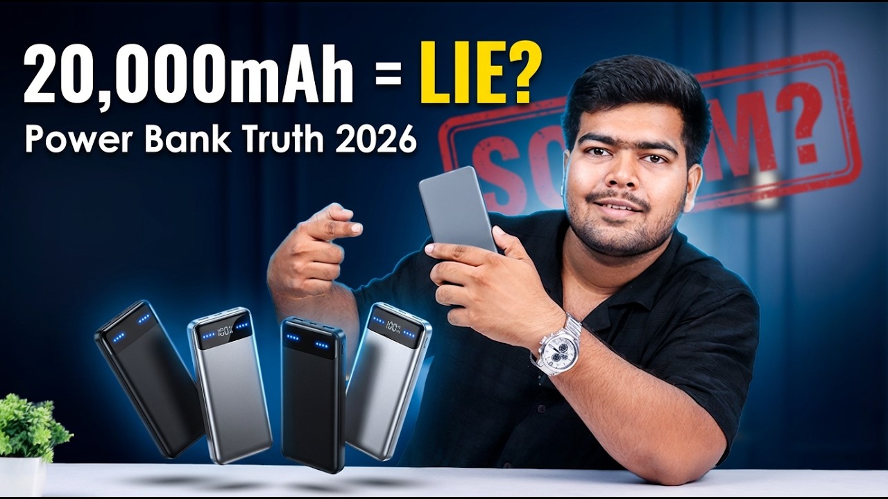 20,000mAh Power Bank = Scam? 😳 Best 10,000 & 20,000mAh Picks on Flipkart | 2026 Buying Guide