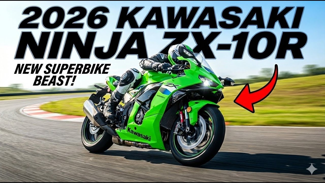 Kawasaki Ninja ZX 10R 2026 года: эволюция легенды супербайков в современную эпоху.