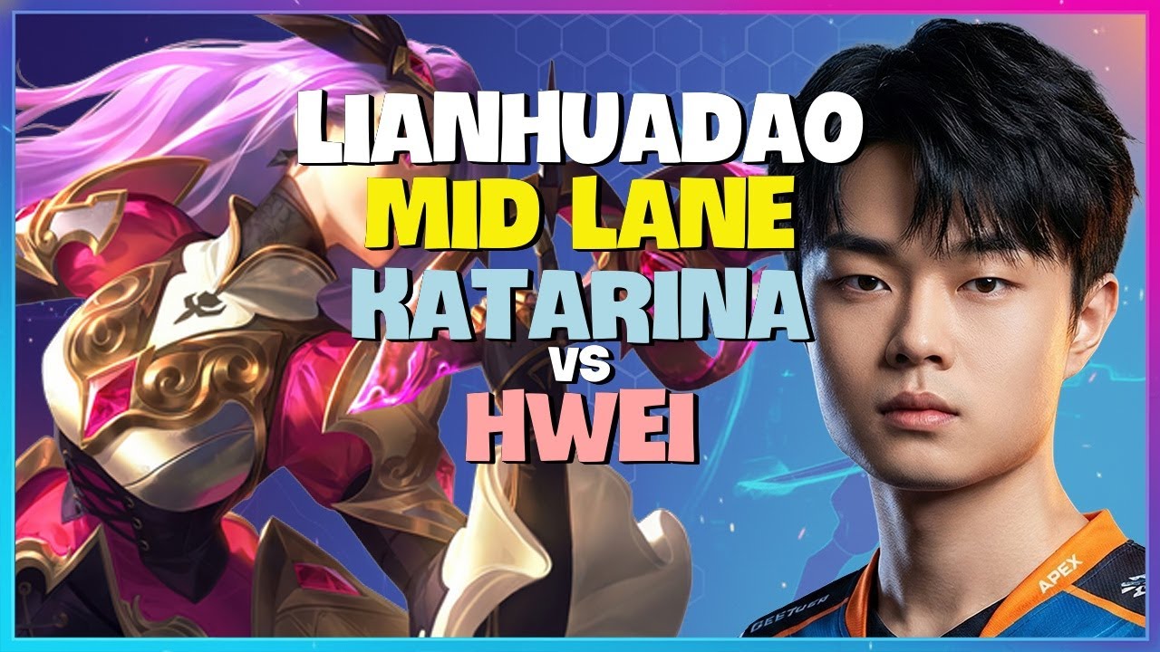 Rank 1 Chinese Super Server LianHuaDao Flawless Katarina Mid Lane Execution Engsub